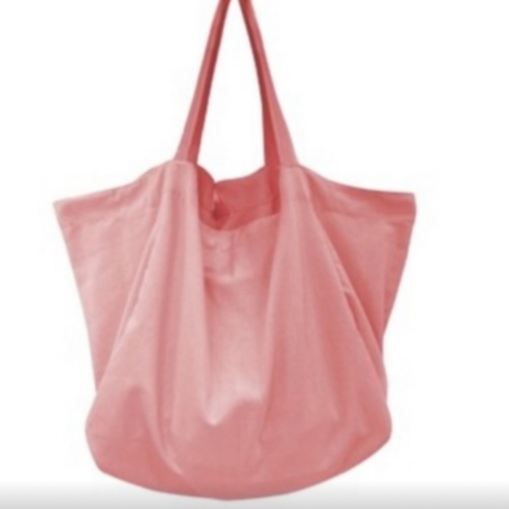 NWT ExcUsed Oversized Reusable Tote Pink Can hold up to 55‎ pounds